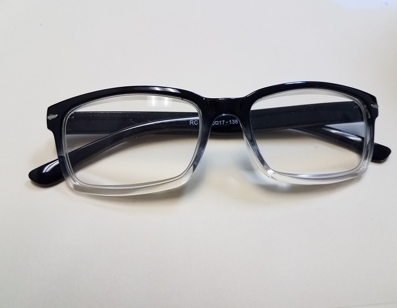 magnifying eyeglasses