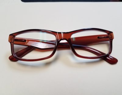 500x Brown Frame Professional Magnifying Eyeglasses