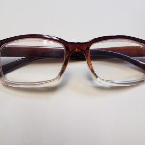500x Brown Frame Hobbyist Magnifying Eyeglasses